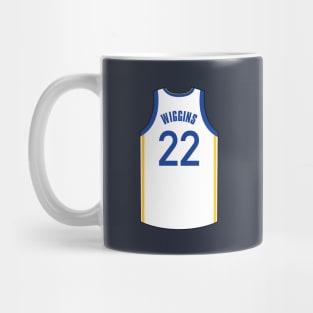 Andrew Wiggins Golden State Jersey White 2024 Qiangy Mug